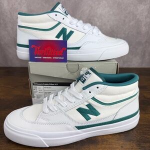 NEW New Balance Numeric 417 Franky Villani White Vintage Teal Size 9.5 NM417RUP